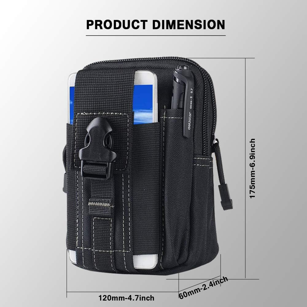 Bolsa tática molle para cinto, - Edc Carry Fanny Pack avaliação e preço