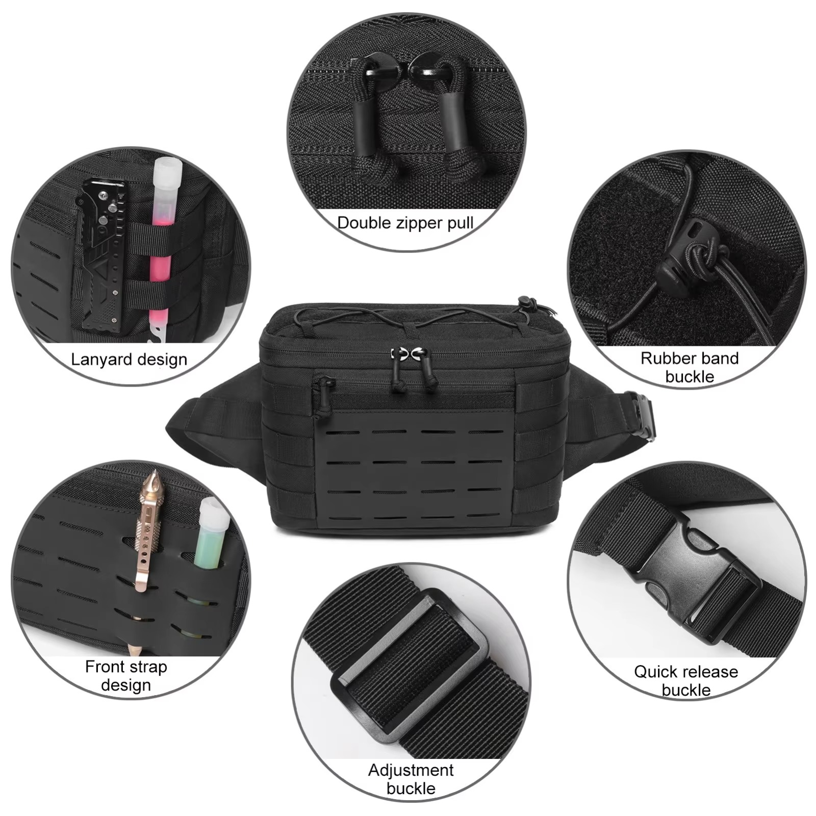Bolsa Tática de Cintura para A - Edc Carry Fanny Pack avaliação e preço