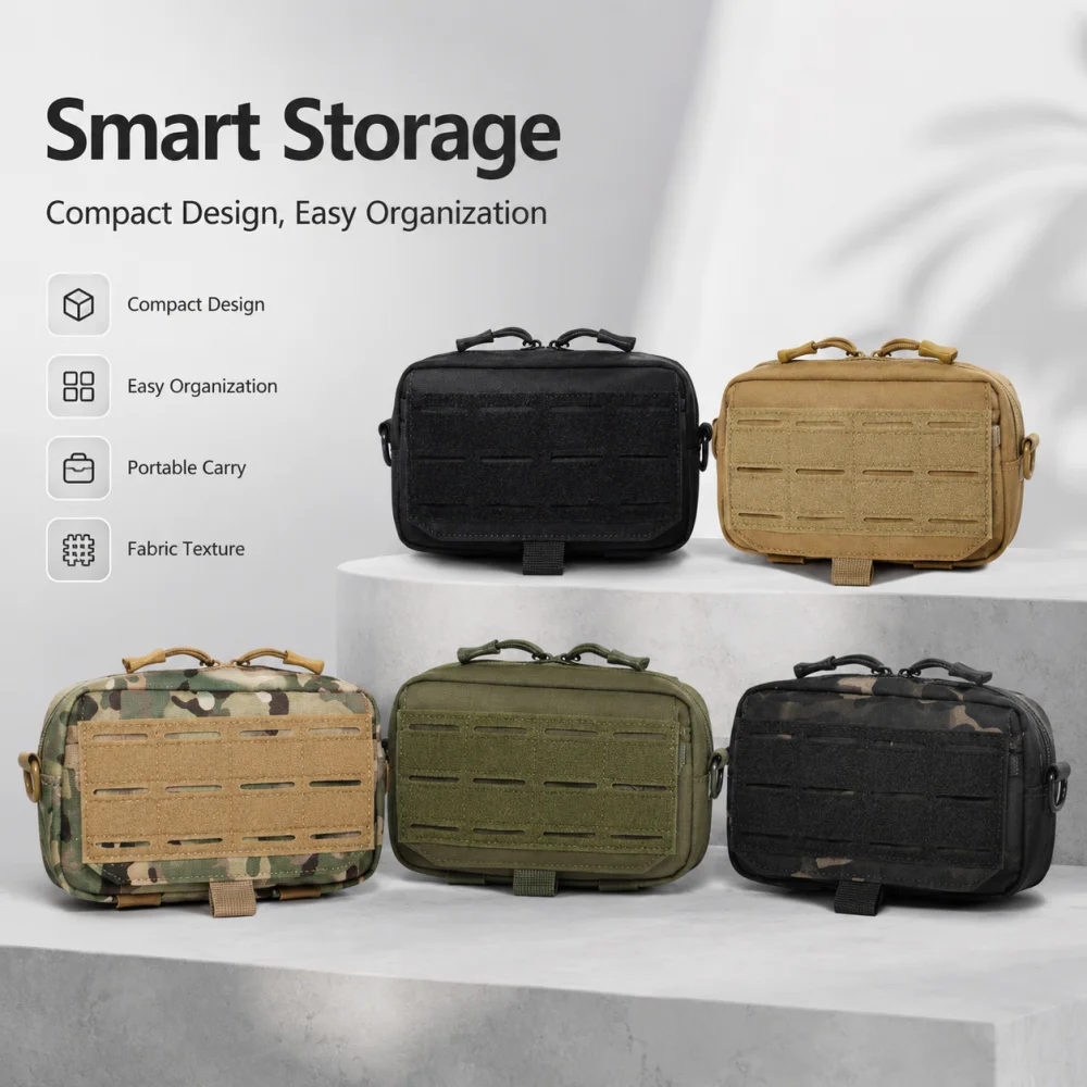 Bolsa de cintura tática com si - Edc Carry Fanny Pack avaliação e preço