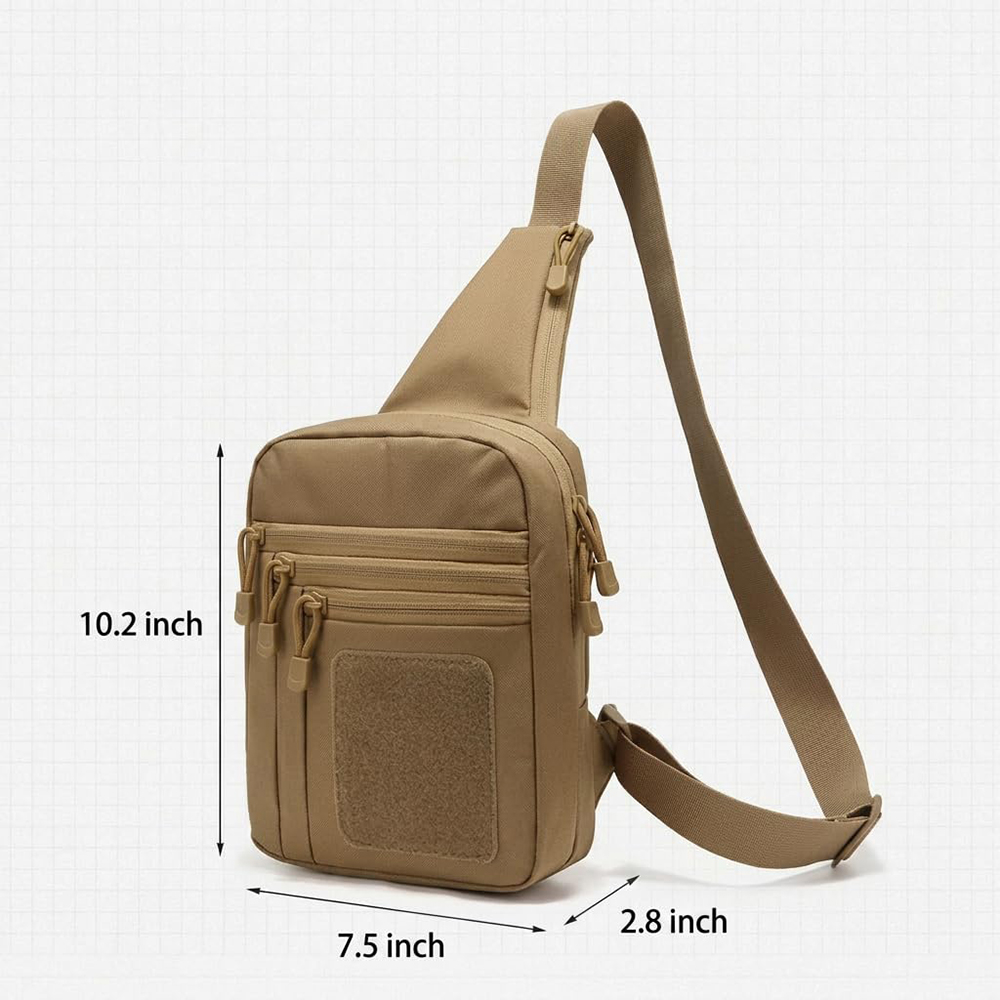 Bolsa Tática para Pistola, Col - Edc Concealed Carry Sling Bag avaliação e preço
